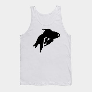 Goldfish Black White 1 Tank Top